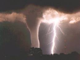 Formación de un tornado